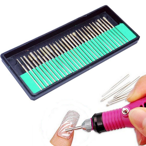 30Pcs Nail Art Electric Drill Bits