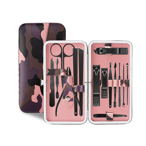 Pink-Camo Manicure Set