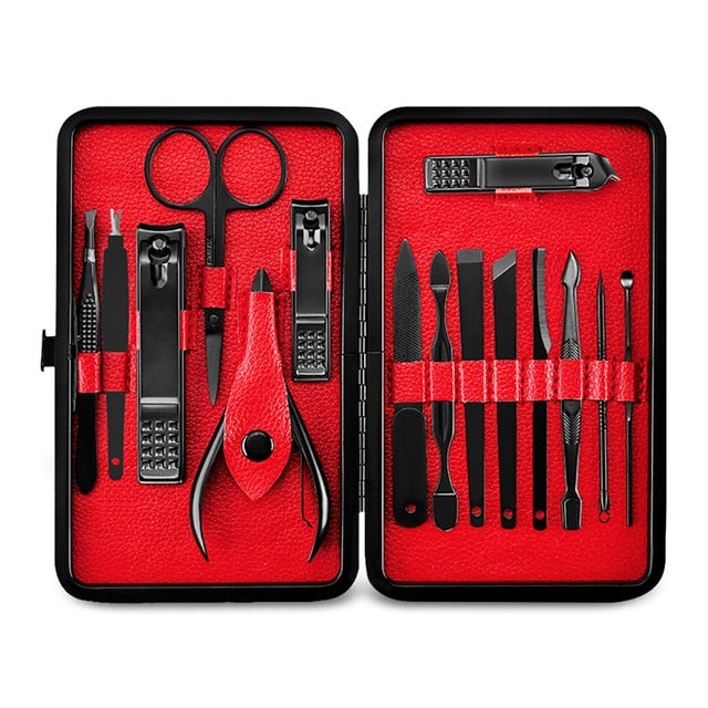 15Pcs Professional manicure Stainless Steel Set