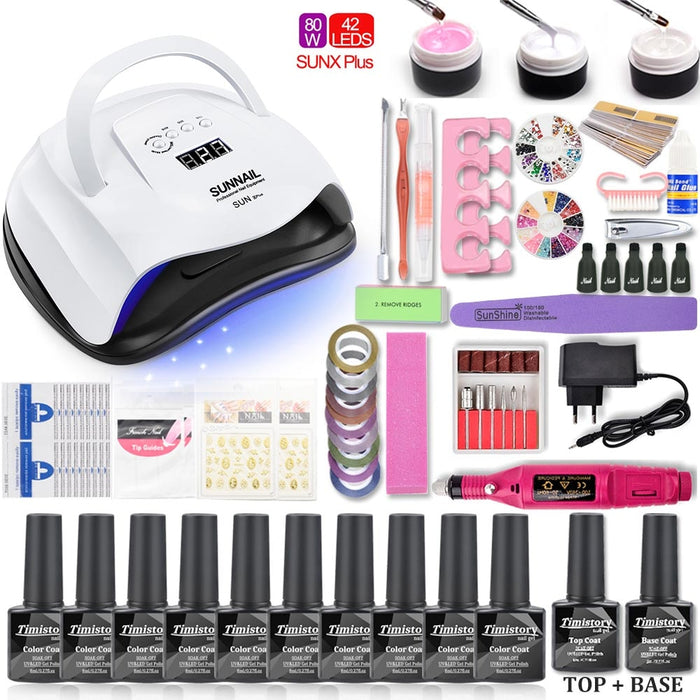 80W/54W Manicure Full Set