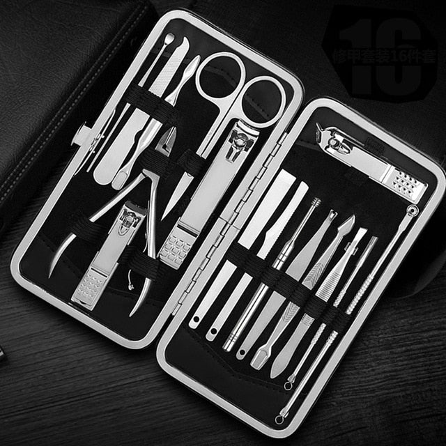 16Pcs Steel Nail Tools Kit