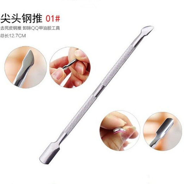 Double Sided Metal Nail Art Tool