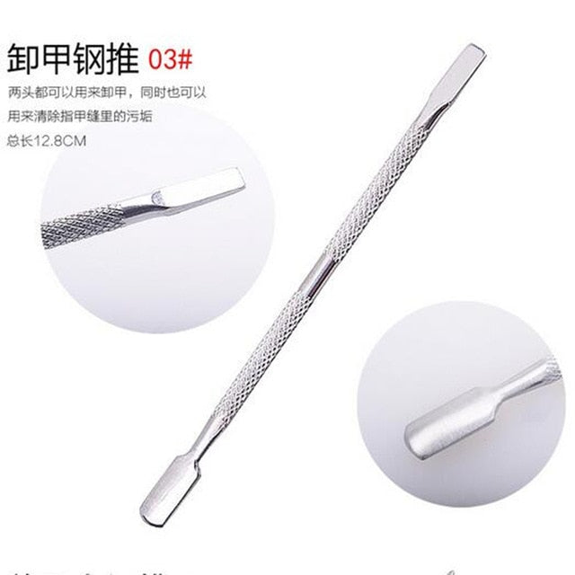 Double Sided Metal Nail Art Tool