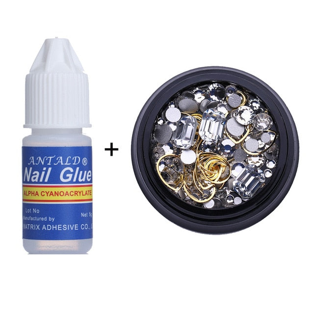 Nail Rhinestones Glue