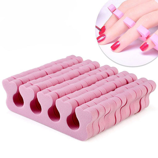 50pcs Pink Toes Separators Pedicure