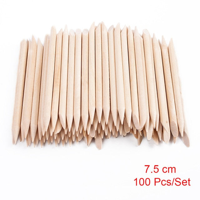 Double End Nail Art Wood Stick