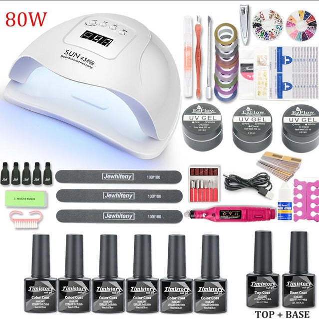 80W/54W Manicure Full Set