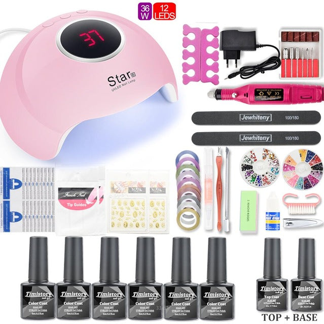 80W/54W Manicure Full Set