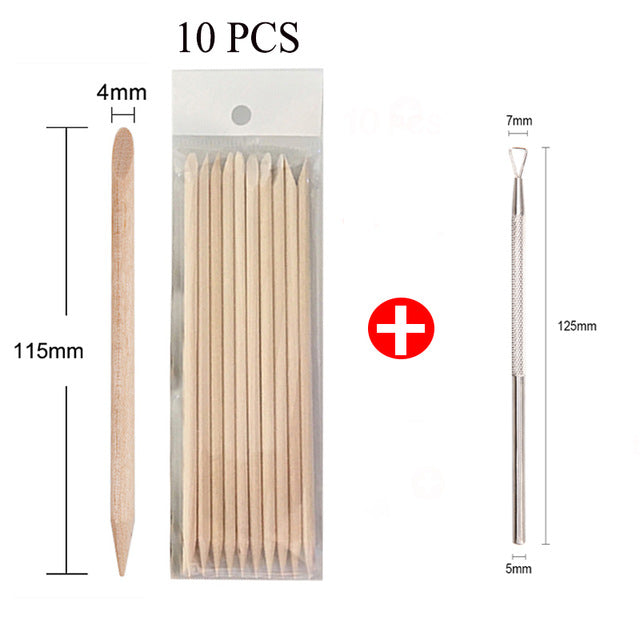 Double End Nail Art Wood Stick