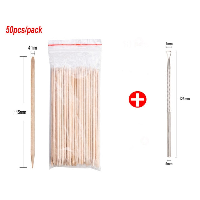 Double End Nail Art Wood Stick
